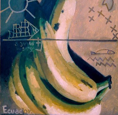 Mapa das Bananas (c.1997), Moisés Barrios